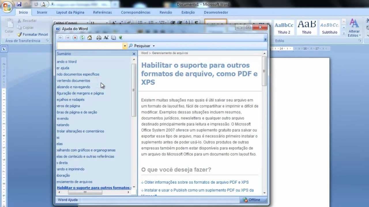 Microsoft Word 2007 Pdf Plugin